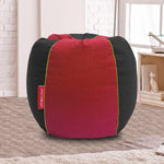 Load image into Gallery viewer, Scarlet cotton handloom bean bag cover & Footstool cover