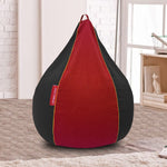 Load image into Gallery viewer, Scarlet cotton handloom bean bag cover & Footstool cover