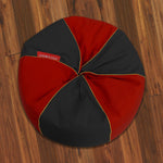 Load image into Gallery viewer, Scarlet cotton handloom bean bag cover &amp; Footstool cover
