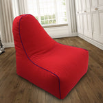 Load image into Gallery viewer, Kiera XXXL cotton handloom bean bag lounger without beans (Red)