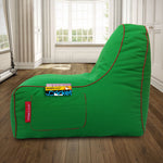 Load image into Gallery viewer, Olivia XXXL organic cotton bean bag lounger without beans (Green)