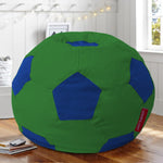 Load image into Gallery viewer, Orchid organic cotton Football bean bag Cover & Footstool cover