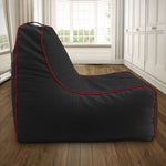 Load image into Gallery viewer, Iris cotton handloom bean bag lounger &amp; footstool cover
