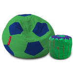 Load image into Gallery viewer, Orchid organic cotton Football bean bag Cover & Footstool cover