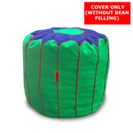 Load image into Gallery viewer, Orchid organic cotton Football bean bag Cover & Footstool cover