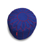 Load image into Gallery viewer, Cotton Handloom Moroccan Pouf cover , Blue
