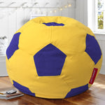 Load image into Gallery viewer, Bluebell cotton handloom Football bean bag Cover (without beans)