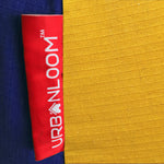 Load image into Gallery viewer, Bluebell cotton handloom Football bean bag Cover (without beans)