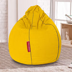 Load image into Gallery viewer, Daffodil cotton handloom bean bag cover &amp; Footstool cover
