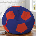 Load image into Gallery viewer, Ivy organic cotton Football bean bag Cover &amp; Footstool cover
