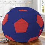 Load image into Gallery viewer, Ivy organic cotton Football bean bag Cover & Footstool cover