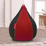 Load image into Gallery viewer, Scarlet cotton handloom bean bag cover without beans
