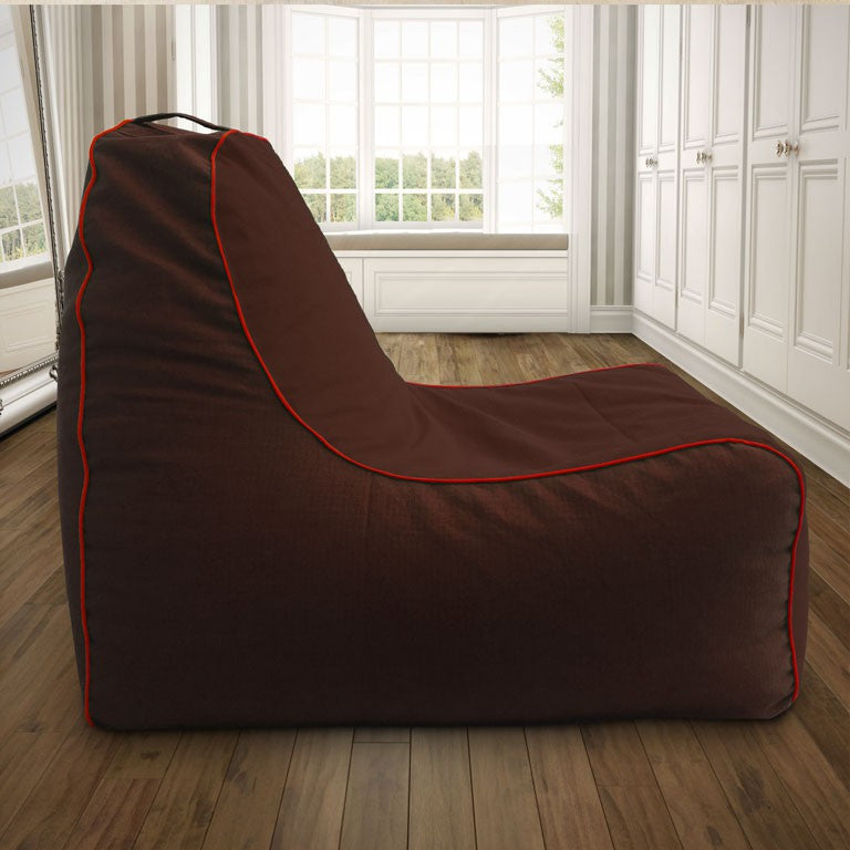 Auburn cotton handloom bean bag lounger without beans