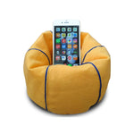 Load image into Gallery viewer, Cotton handloom mobile bean bag Holder (Yellow)
