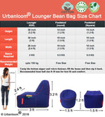 Load image into Gallery viewer, Hinto XXXL cotton handloom bean bag lounger without beans
