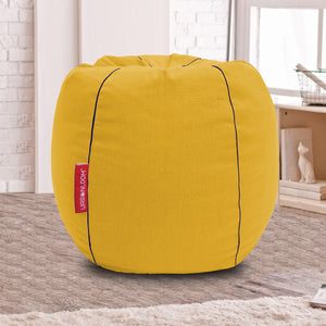 Daffodil cotton handloom bean bag cover & Footstool cover
