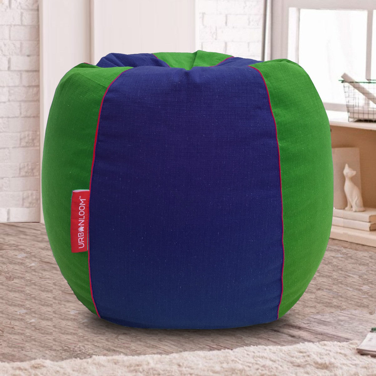 Orchid Organic cotton bean bag cover & Footstool cover